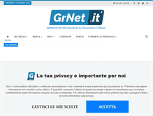 Tablet Screenshot of grnet.it